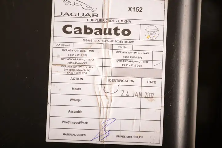 Jaguar F-Type (2017 - 2019) EX5345026A Пол багажника — фото 5
