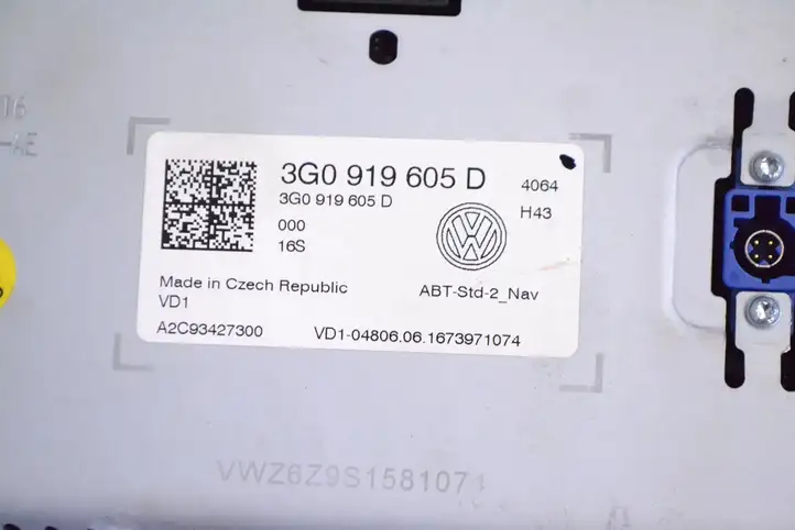 Volkswagen Golf VII (2013 - 2019) 3G0919605D Магнитола / мультимедийная система — фото 5