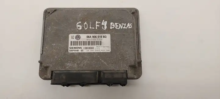 Volkswagen Golf IV (1998 - 2005) 06A906019BQ Блок управления двигателем (ЭБУ) — фото 1