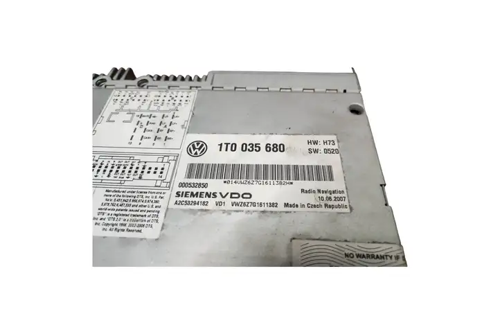 Volkswagen PASSAT B7 (2011 - 2014) 1T0035680 Магнитола / мультимедийная система — фото 2