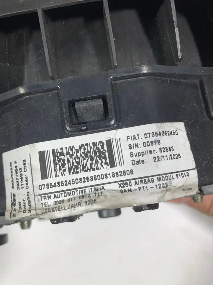 Citroen Jumper (2007 - 2013) 07354362450 Подушка безопасности руля — фото 2