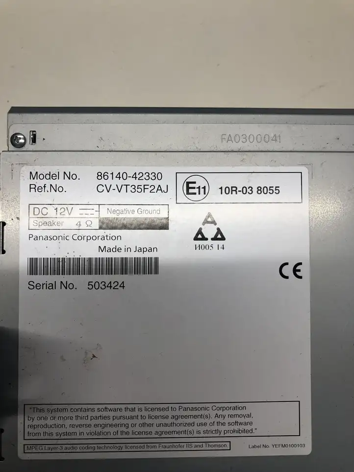 Toyota RAV 4 (XA40) (2012 - 2018) 8614042330 Магнитола / мультимедийная система — фото 3