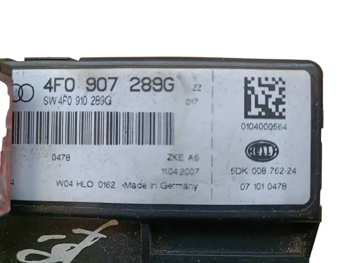 Audi A6 S6 C6 4F (2008 - 2011) 4F0907289G Блок управления светом — фото 2