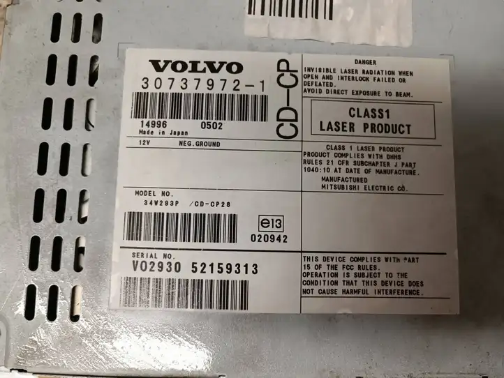 Volvo XC90 (2002 - 2006) 30737972 Магнитола / мультимедийная система — фото 2
