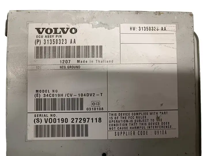 Volvo XC60 (2008 - 2013) P31350323AA Усилитель звука — фото 2