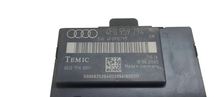 Audi A6 S6 C6 4F (2004 - 2008) 4F0959794 Блок управления дверью — фото 2