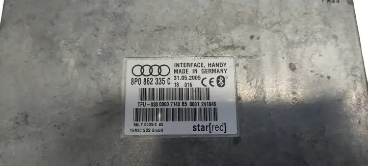 Audi A3/S3 8P (2008 - 2013) 8P0862335C Bluetooth модуль — фото 2
