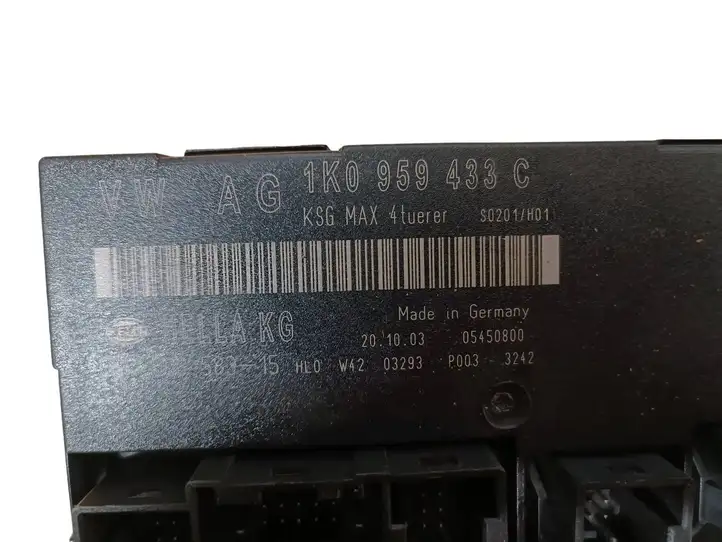 Volkswagen Touran I (2003 - 2010) 1K0959433C Модуль комфорта — фото 2