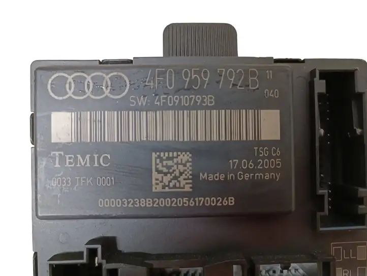 Audi A6 S6 C6 4F (2004 - 2008) 4F0959792B Блок управления дверью — фото 2