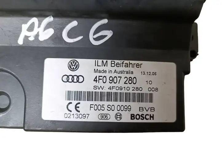 Audi A6 S6 C6 4F (2004 - 2008) 4F0907280 Прочие блоки управления — фото 2
