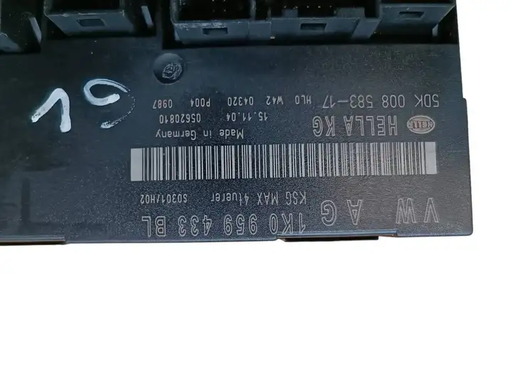 Volkswagen Golf V (2003 - 2009) 1K0959433BL Модуль комфорта — фото 1