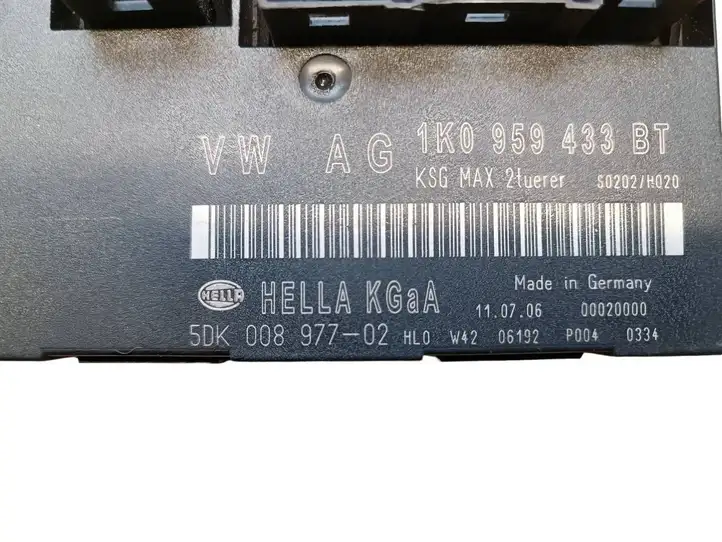 Volkswagen Golf V (2003 - 2009) 1K0959433BT Модуль комфорта — фото 2