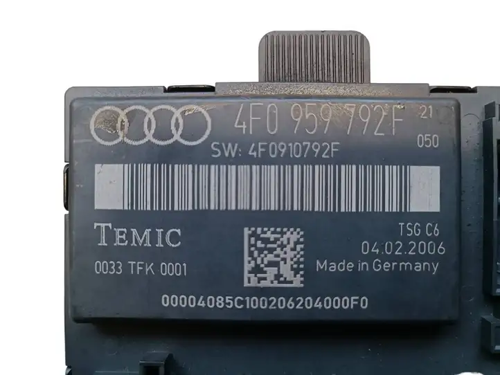 Audi A6 S6 C6 4F (2004 - 2008) 4F0959792F Блок управления дверью — фото 1