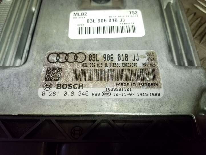 Audi A5 (2011 - 2016)  03L906018JJ Блок управления двигателя