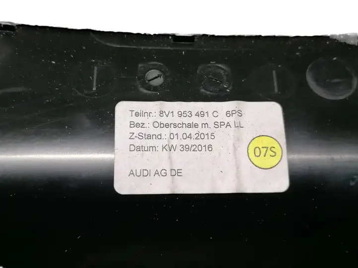 Audi A3/S3 8V (2016 - 2020) 8V1953491C Обшивка рулевой колонки — фото 2