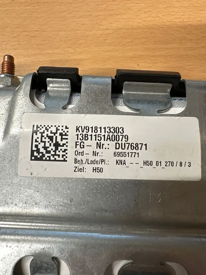 BMW 5 F10 F11 (2009 - 2016) KV918113303 Коленная подушка безопасности — фото 3