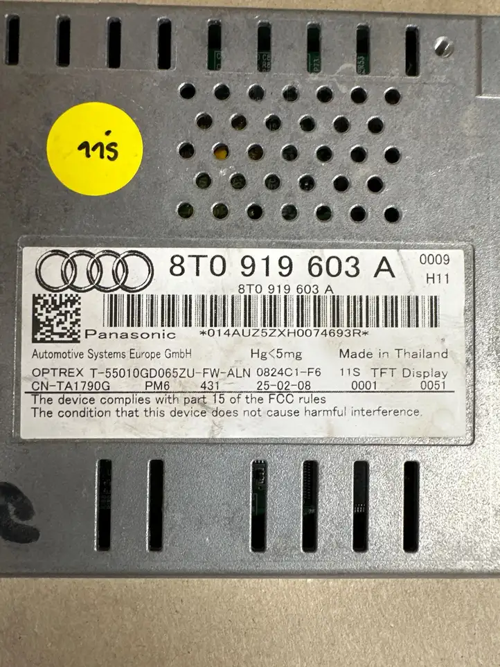 Audi A5 8T 8F (2007 - 2011) 8T0919603A Магнитола / мультимедийная система — фото 2