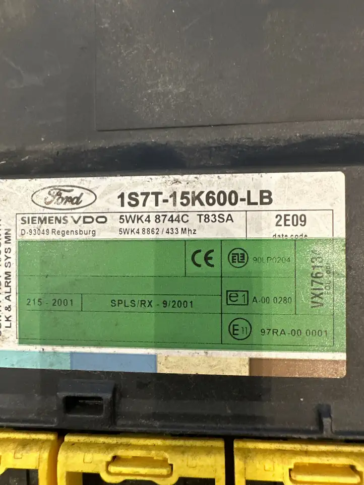 Ford Mondeo Mk III (2000 - 2007) 1S7T15K600LB Модуль комфорта — фото 2