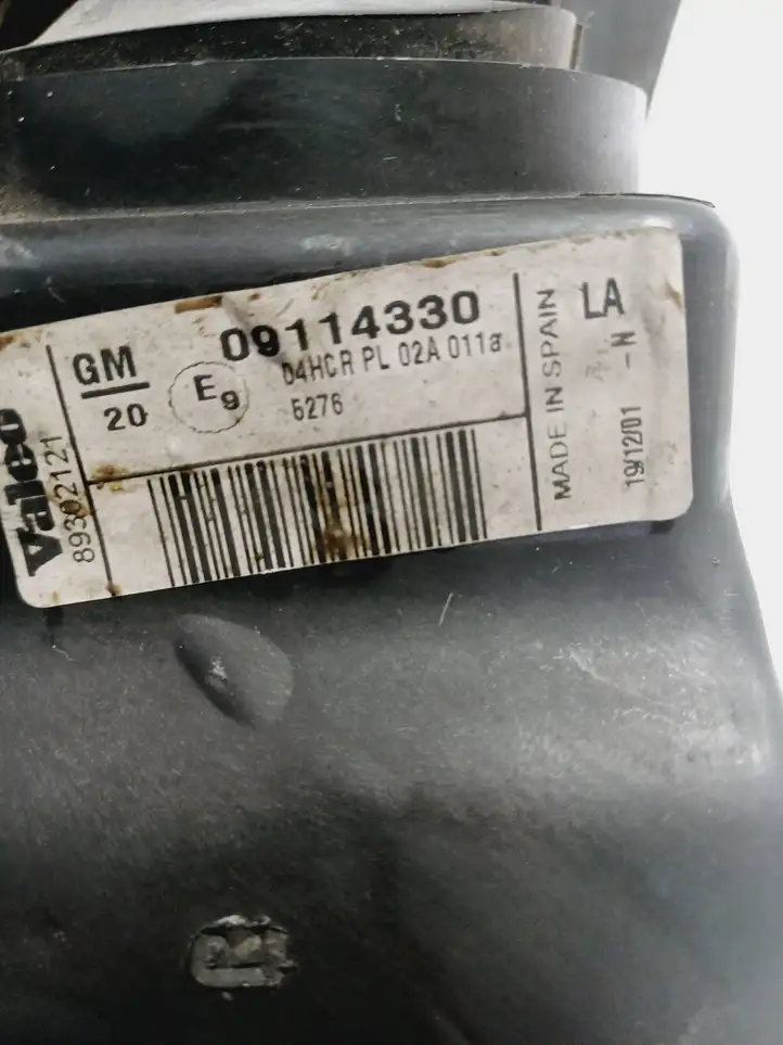 Opel Corsa C (2000 - 2003) 09114330 Передняя фара — фото 2