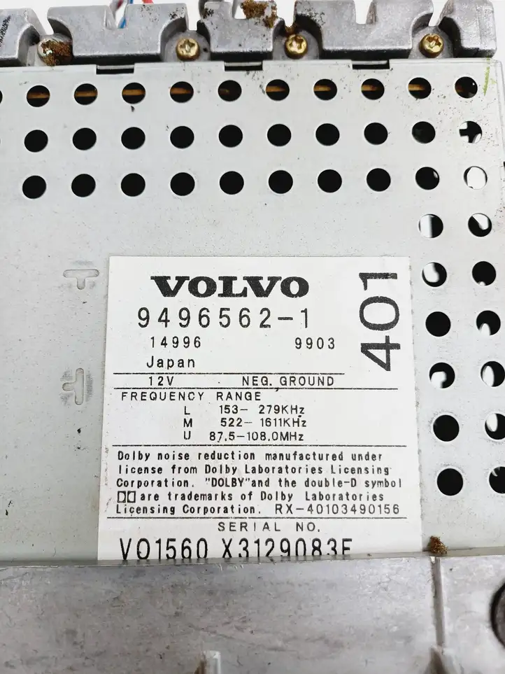 Volvo S80 (1998 - 2004) 9496562 Магнитола / мультимедийная система — фото 2