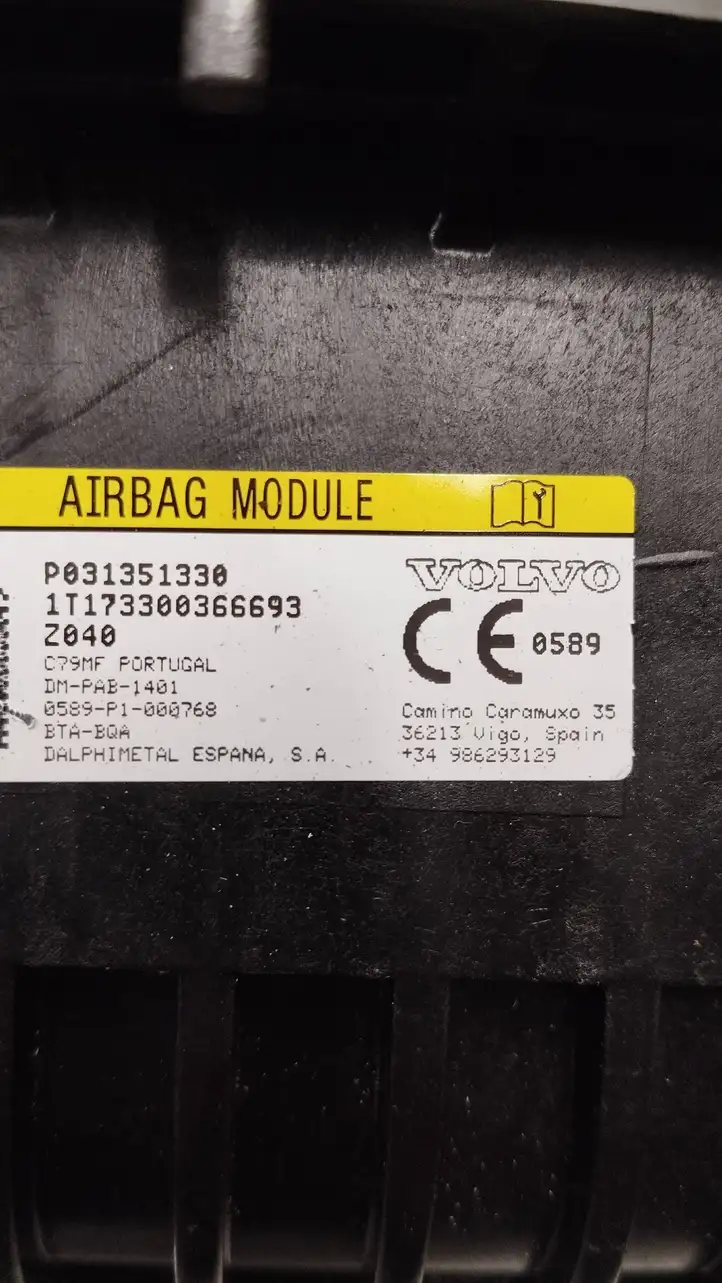 Volvo XC90 (2014 - 2019) 31351330 Подушка безопасности пассажира — фото 2