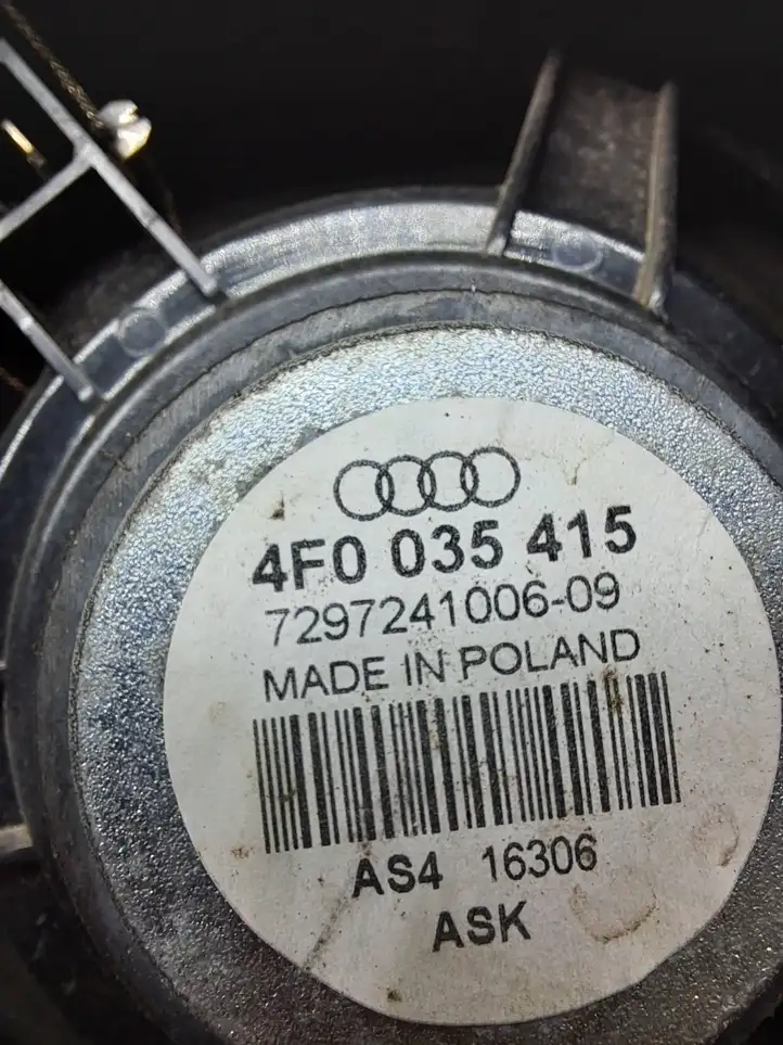 Audi A6 S6 C6 4F (2004 - 2008) 729724100609 Динамики задних дверей — фото 3