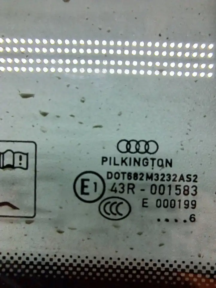 Audi A3/S3 8P (2004 - 2008) 43R001583 Заднее боковое стекло — фото 2