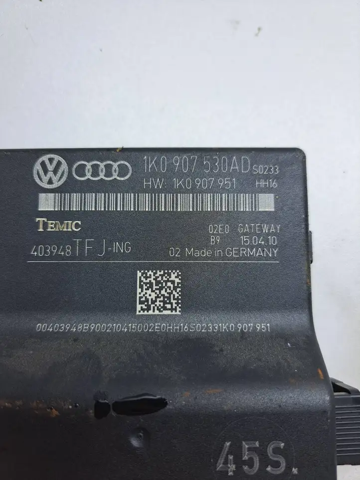 Volkswagen Touran I (2003 - 2010) 1K0907530 Модуль Gateway — фото 3