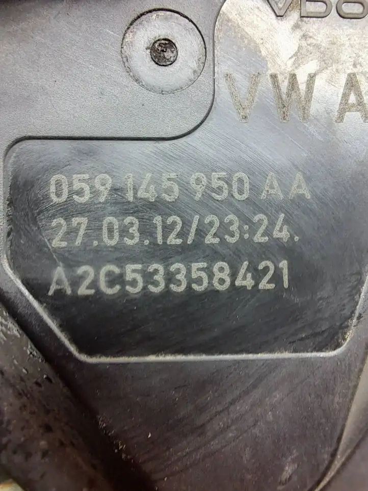 Audi A6 C7 (2011 - 2014) 059145950AA Дроссельная заслонка — фото 3