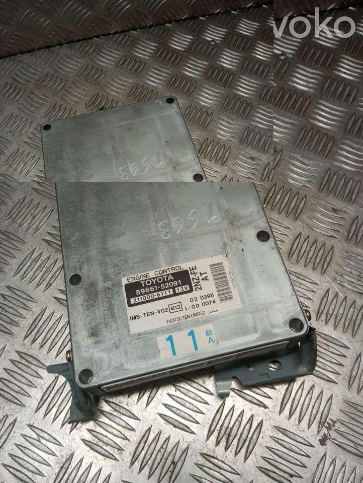 Toyota Yaris (1999 - 2003)  8966152091 Блок управления двигателя