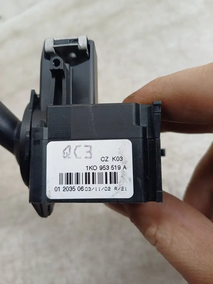 Volkswagen Touran I (2003 - 2010) 1K0953519A Переключатель стеклоочистителей — фото 8