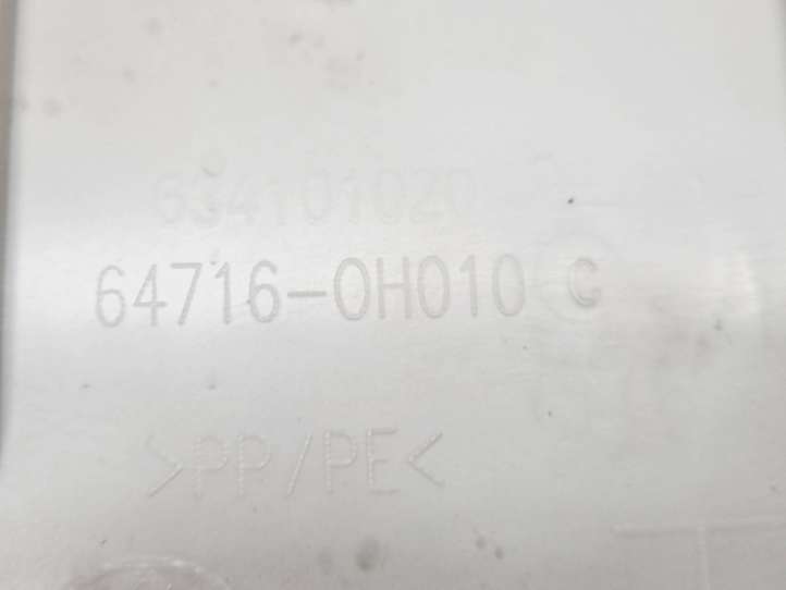 Toyota Aygo (2014 - 2018)  647160H010 Отделка порога багажника