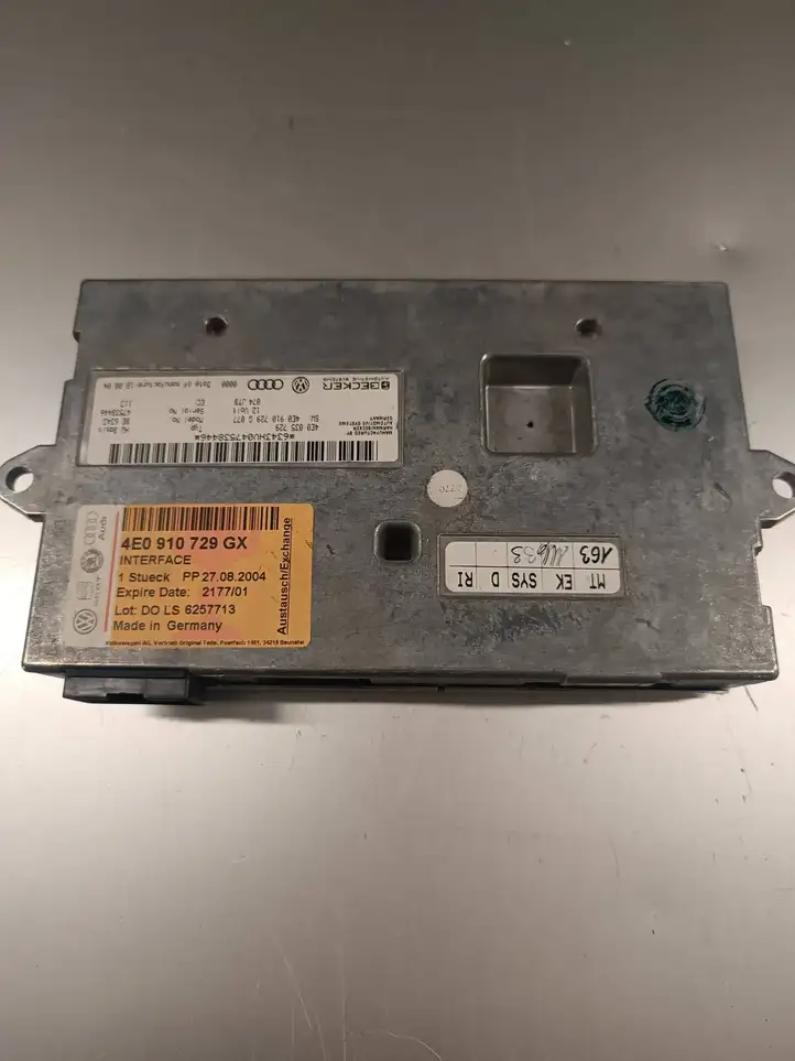 Audi A8 S8 D3 4E (2005 - 2007) 4E0910729GX Модуль управления видео — фото 1