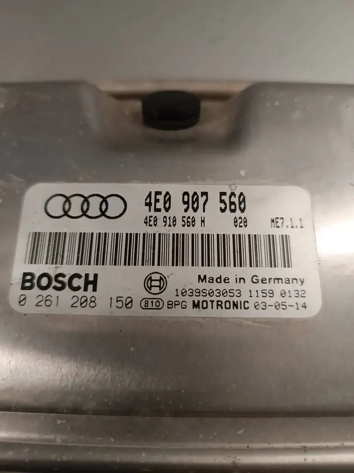 Audi A8 S8 D3 4E (2002 - 2005) 4E0907560 Блок управления двигателем (ЭБУ) — фото 5