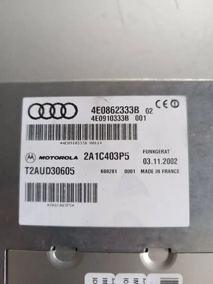 Audi A8 S8 D3 4E (2005 - 2007) 4E0862333B Блок GSM — фото 4