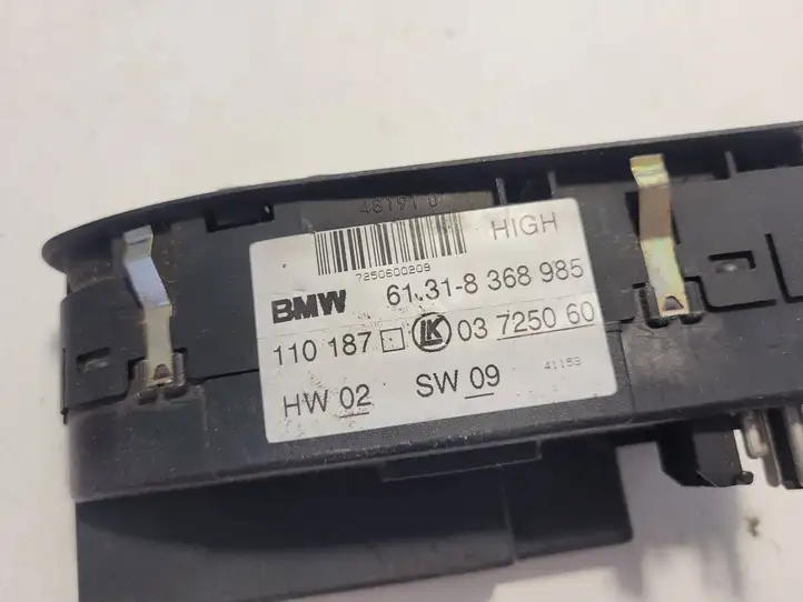 BMW 5 E39 (1996 - 2003) 61318368985 Кнопка стеклоподъемников — фото 3