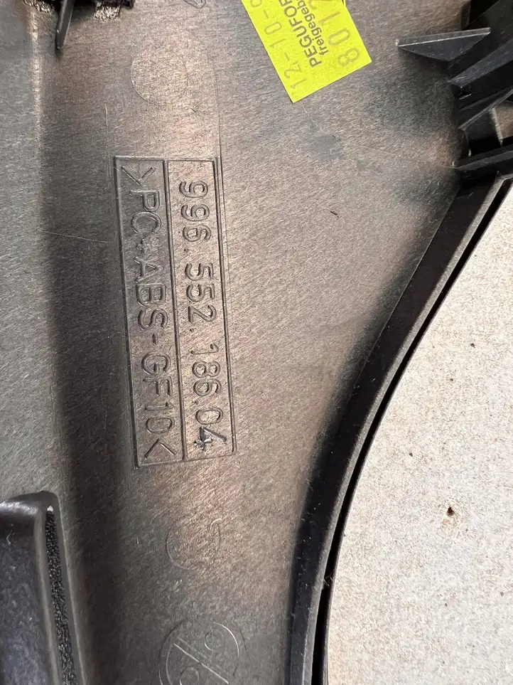 Porsche Boxster 986 (1996 - 2004) 99655218604 Декоративная планка — фото 3