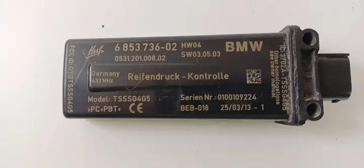 BMW 3 F30 F35 F31 (2012 - 2018) 6853736 Блок управления TPMS — фото 7
