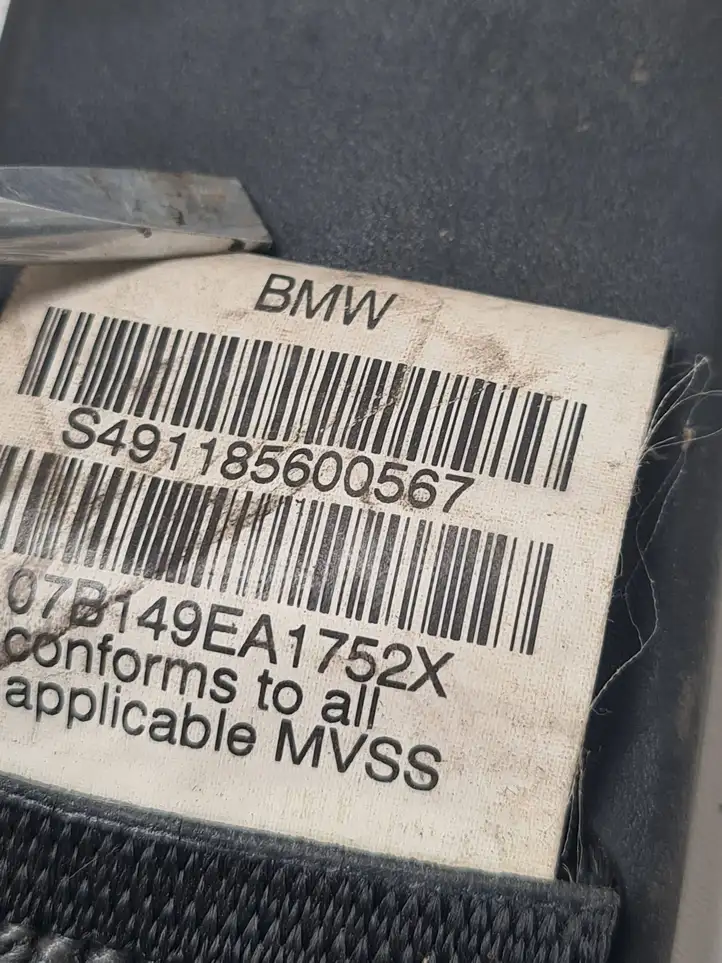 BMW X5 E70 (2006 - 2013) S491185600567 Задний ремень безопасности — фото 5