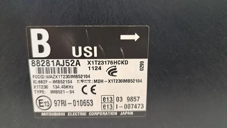 Subaru Outback (2009 - 2014) 88281AJ52A Блок управления сигнализацией — фото 4