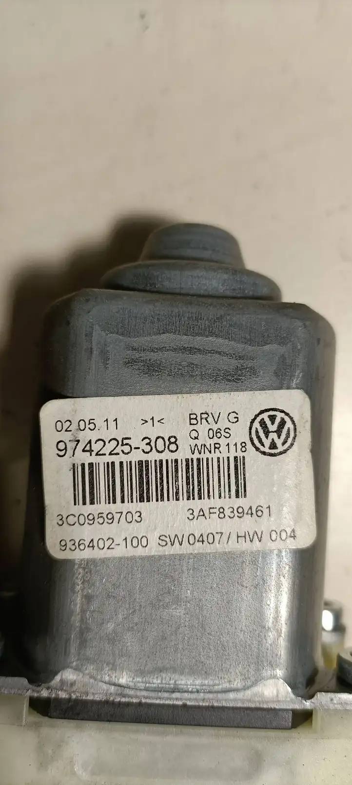 Volkswagen PASSAT B7 (2011 - 2014) 3AF839461 Стеклоподъемник задней двери — фото 5