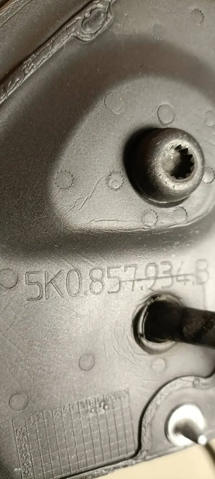 Volkswagen Golf VI (2009 - 2013) 5K0857934B Боковое зеркало с электроприводом — фото 4