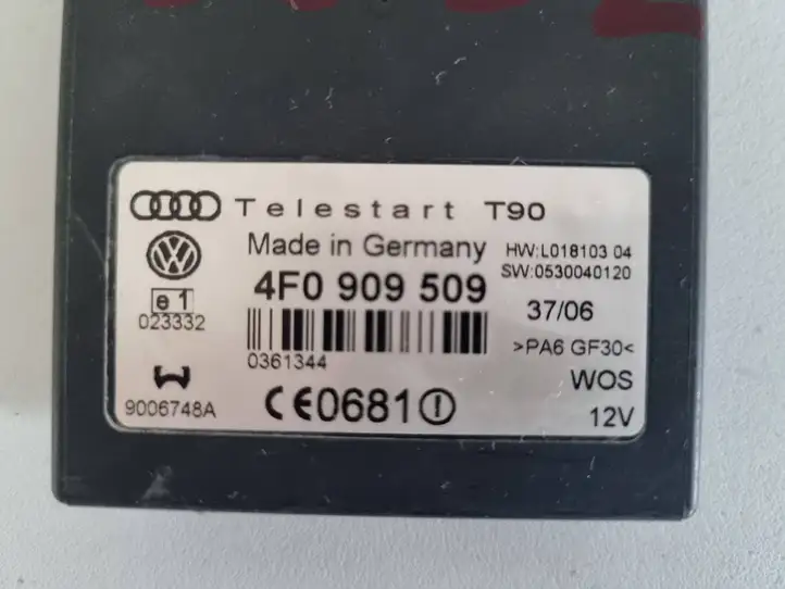 Audi A8 S8 D3 4E (2005 - 2007) 4F0909509 Блок управления автономным отопителем — фото 5