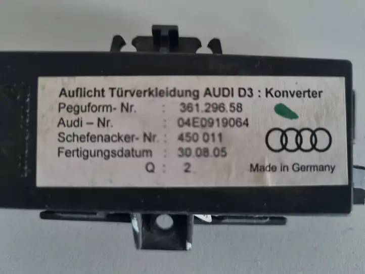 Audi A8 S8 D3 4E (2005 - 2007) 04E0919064 Блок управления дверью — фото 4