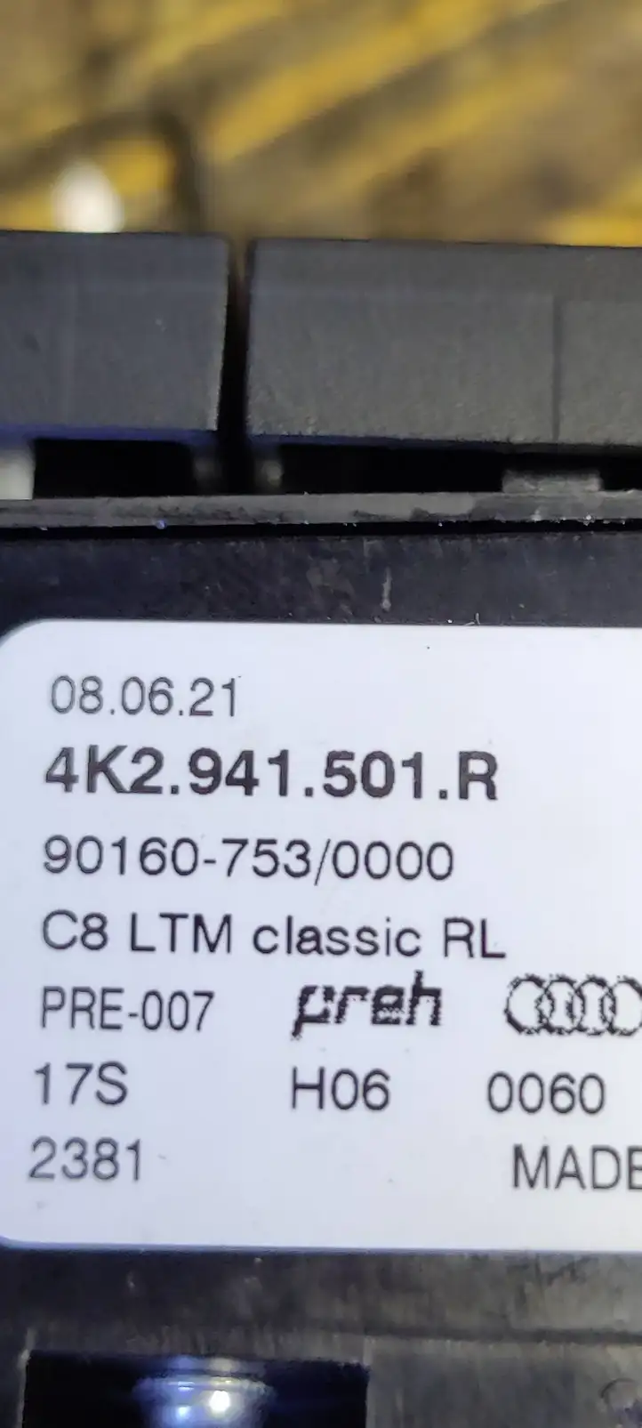Audi A1 (2019 - ) 4K2941501R Включатель противотуманных фар — фото 4