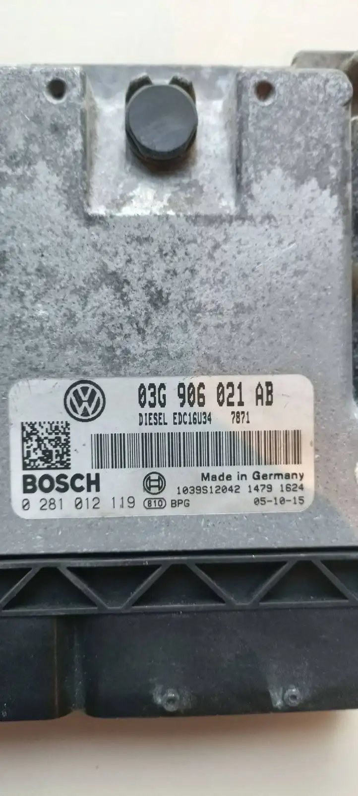 Volkswagen PASSAT B6 (2005 - 2010) 03G906021AB Блок управления двигателем (ЭБУ) — фото 3