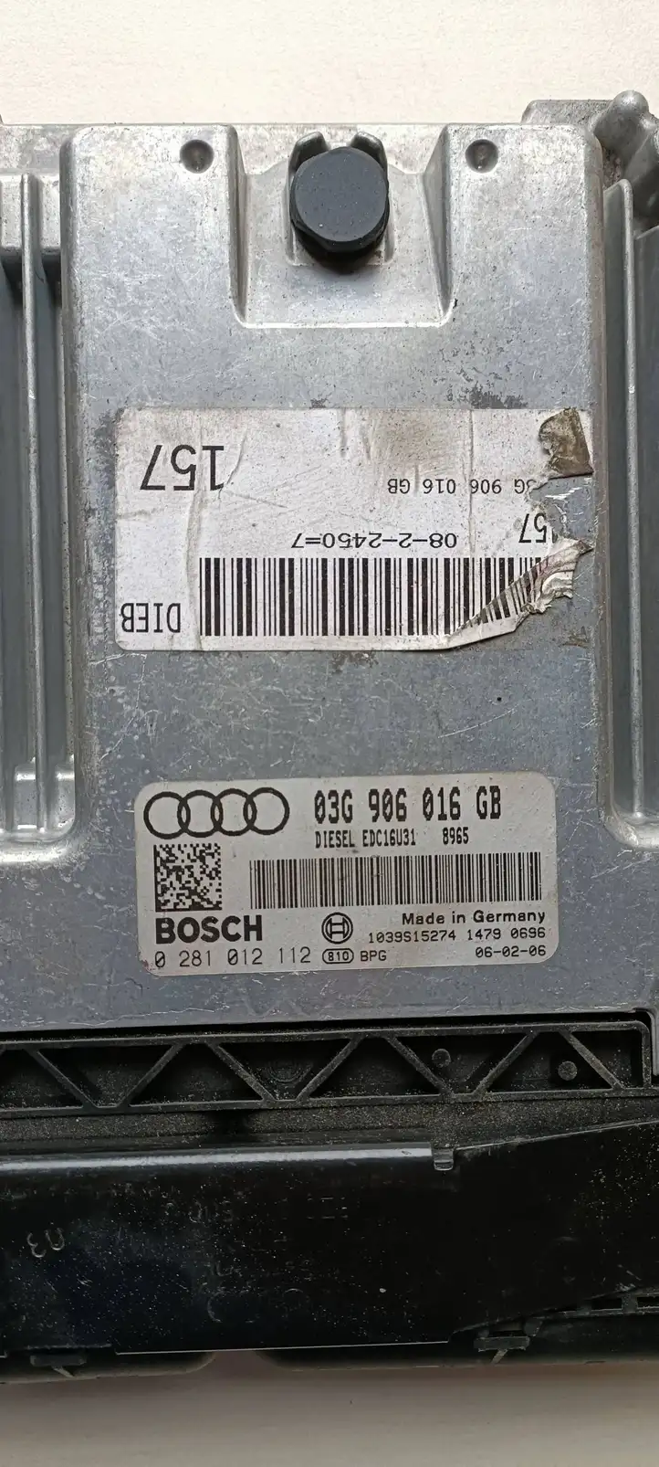 Audi A6 S6 C6 4F (2004 - 2008) 03G906016GB Блок управления двигателем (ЭБУ) — фото 3