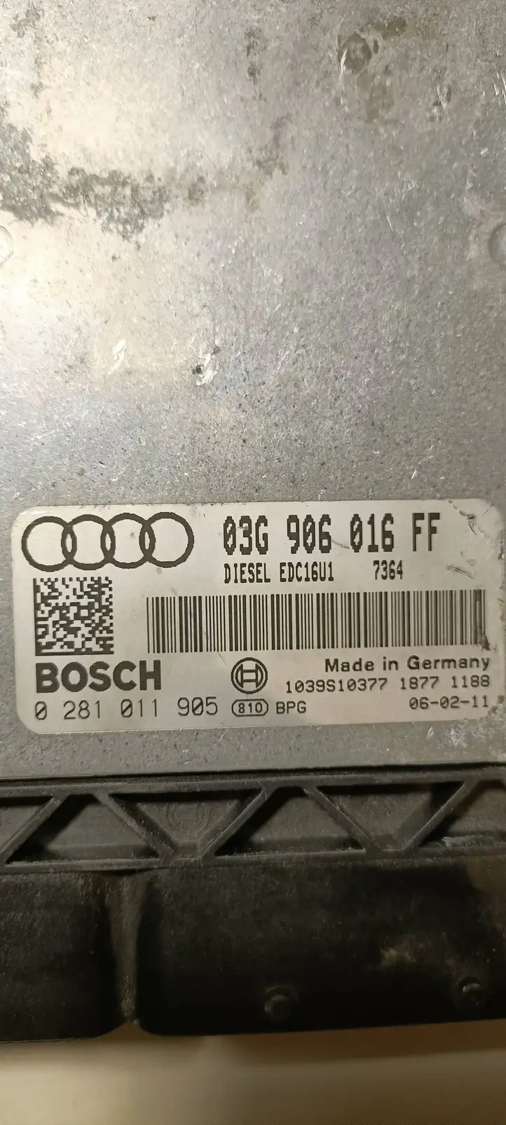 Audi A3/S3 8P (2004 - 2008) 03G906016FF Блок управления двигателем (ЭБУ) — фото 3