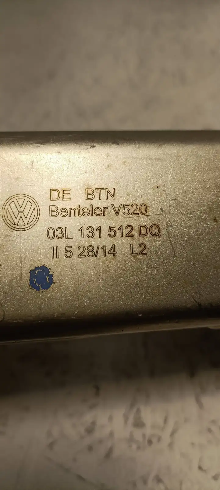 Skoda Superb B6 (3T) (2008 - 2015) 03L131512DQ Охладитель клапана EGR — фото 5