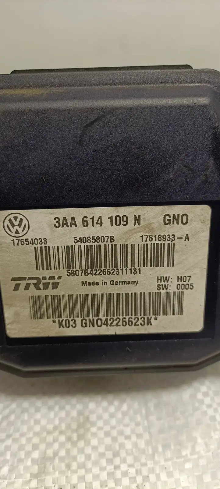 Volkswagen PASSAT B7 (2011 - 2014) 3aa614109n ABS блок — фото 5